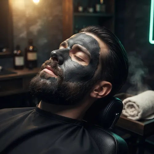 Limpieza facial express masculina en barbería