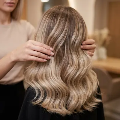 Mechas Balayage + Matiz Glaze